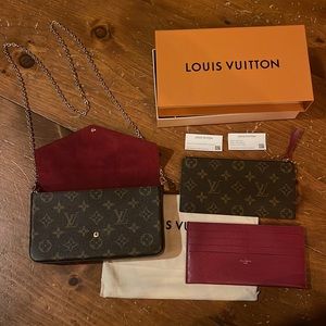 Brand new never been used Louis Vuitton Felicie Pochette